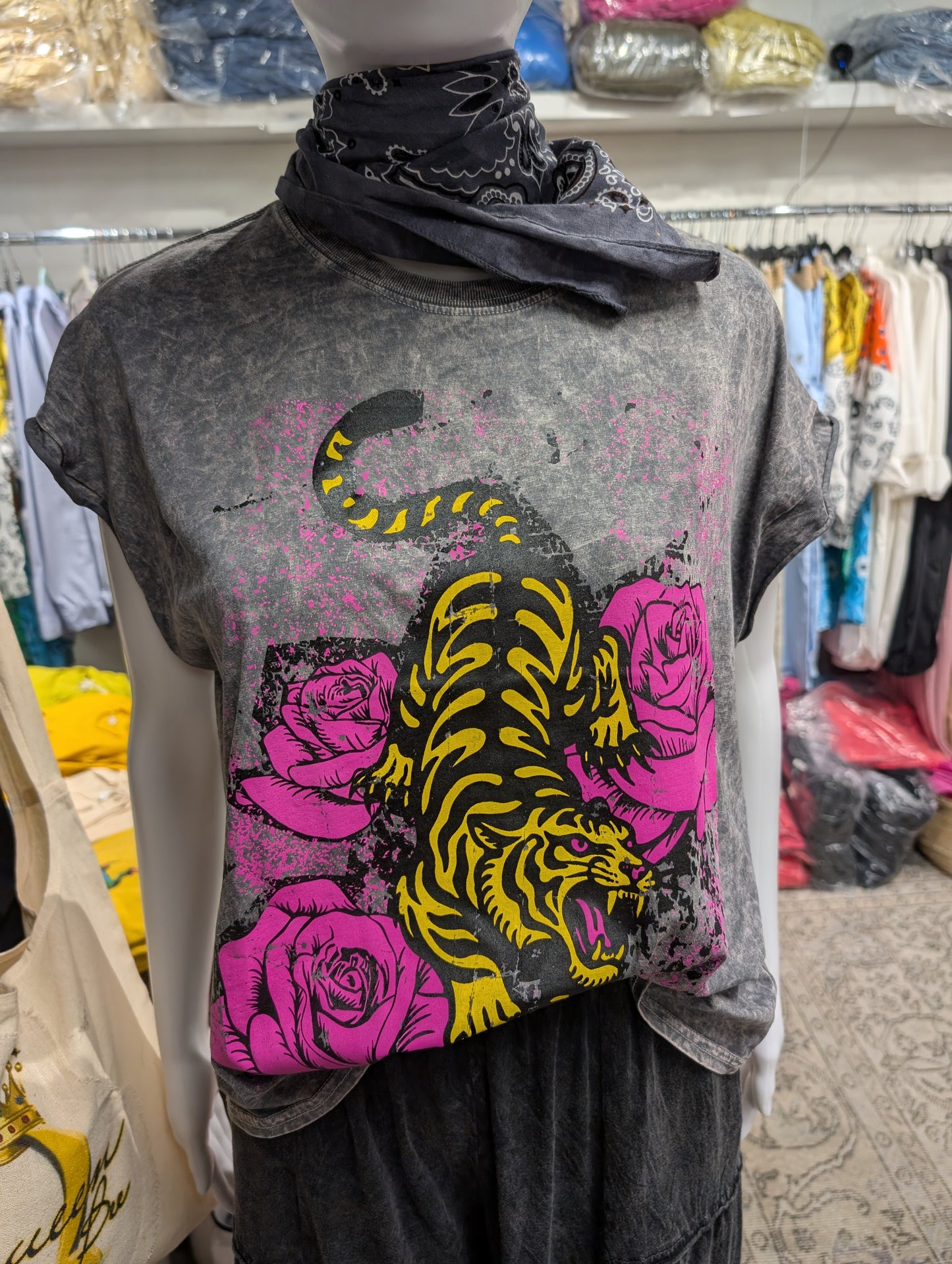 Pre order I love linen Tiger Tee