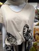 pre order I love Linen  White tiger Tee