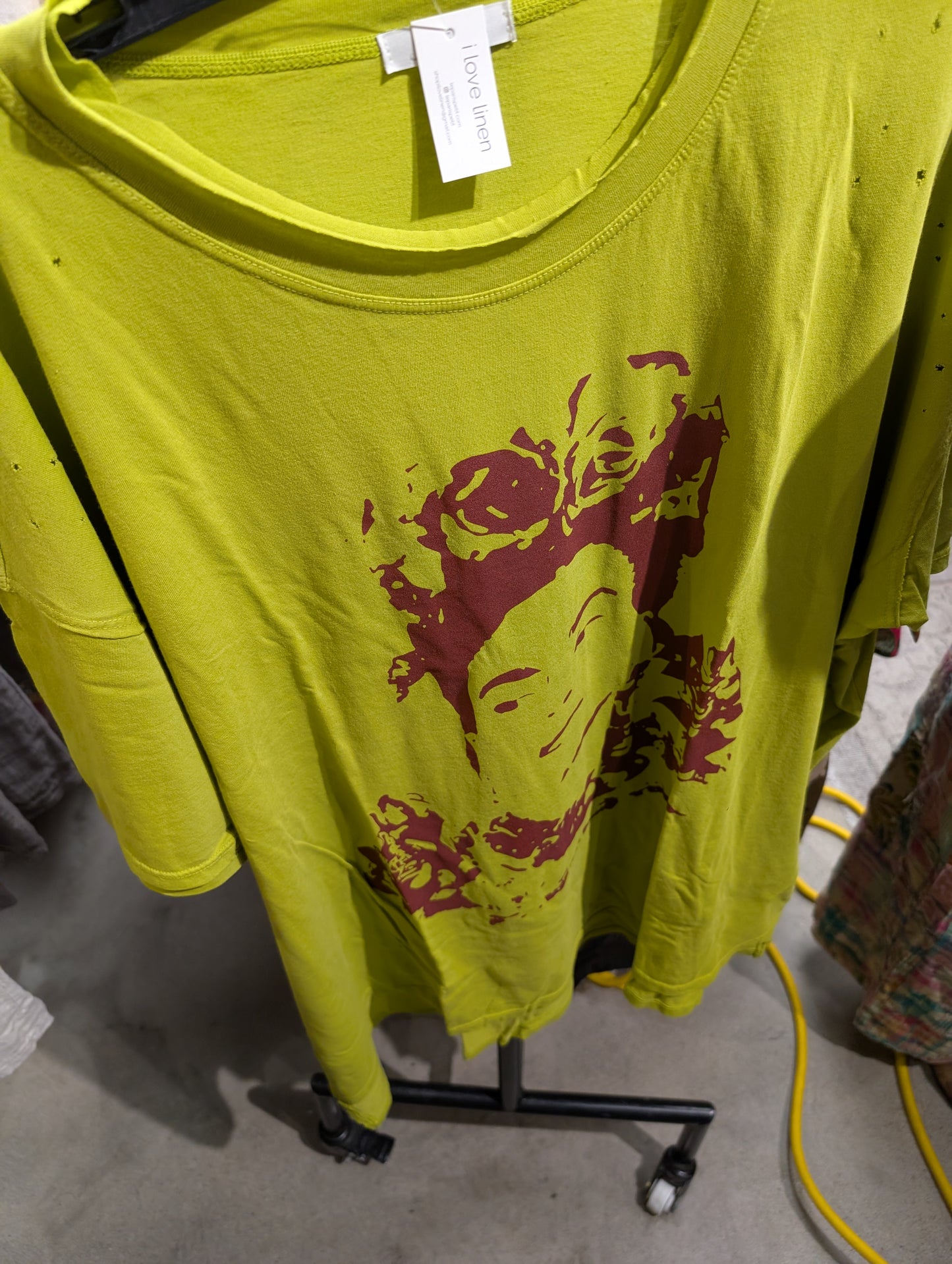 Pre order I love linen Freda colored tee