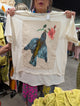 Pre order i love linen  Blue Bird top