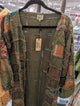 pre-order jaded gypsy Patchwork of many Colors duster -olive