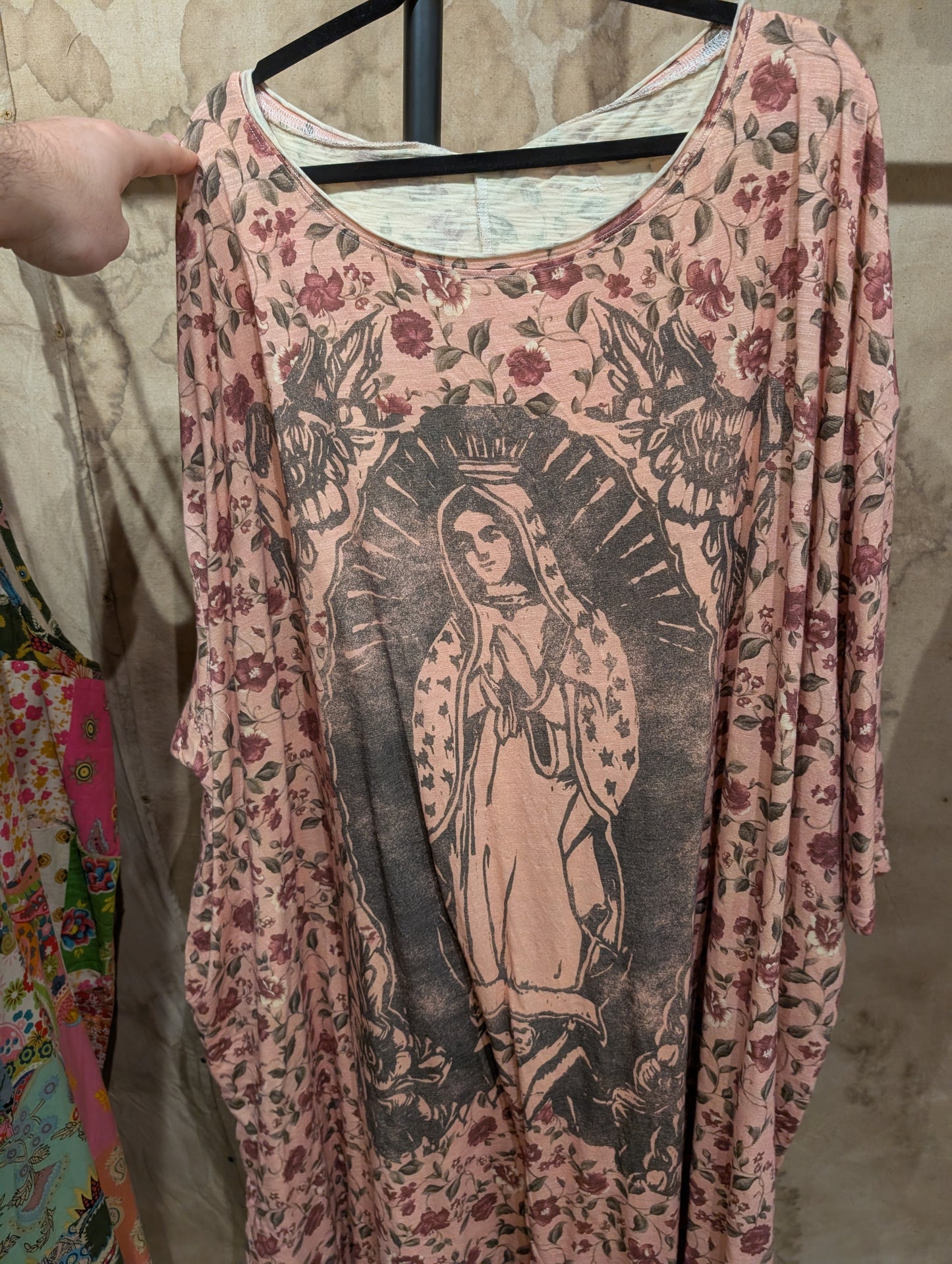Cash and Carry Jaded Gypsy Be True Tunic Floral Blessings
