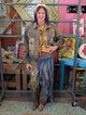 Kurtman Leather Denim Fringe — front view