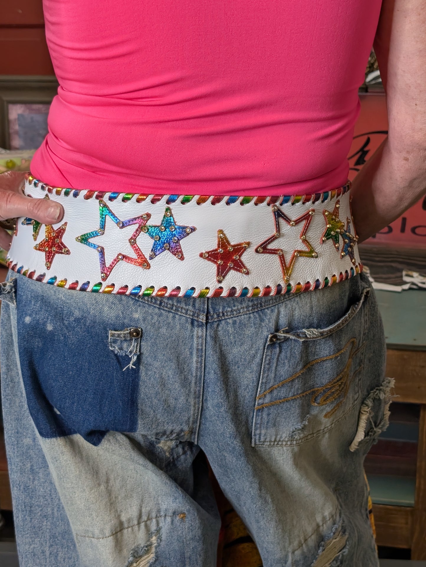 Neon Star Kurtman Belt — styled full look