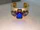 Pre Order Wafa Wide Cuff Bracelet 1 Large Stone