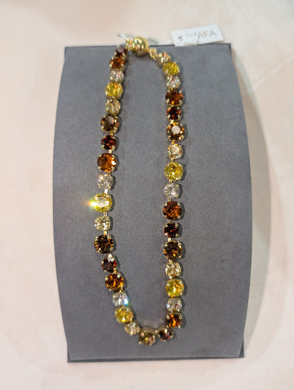 Austrian Crystal Necklace – 17"