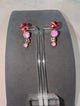 Pre Order Wafa Pink Tiered Earrings