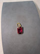 Wafa Charm - Red Round Crystal