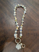A Rare Bird Crystal & Pearl Angel Wing Necklace - View 2