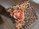 A Rare Bird Floral Rose Scarf in Leopard Rose