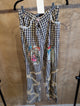 Pre Order Jaded Gypsy Traveling On Pants - Black Gingham