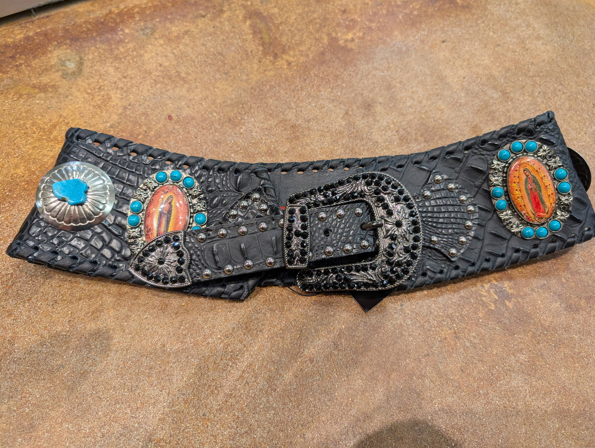 Kurtman Pre-Order — Guadalupe Croc Leather Belt