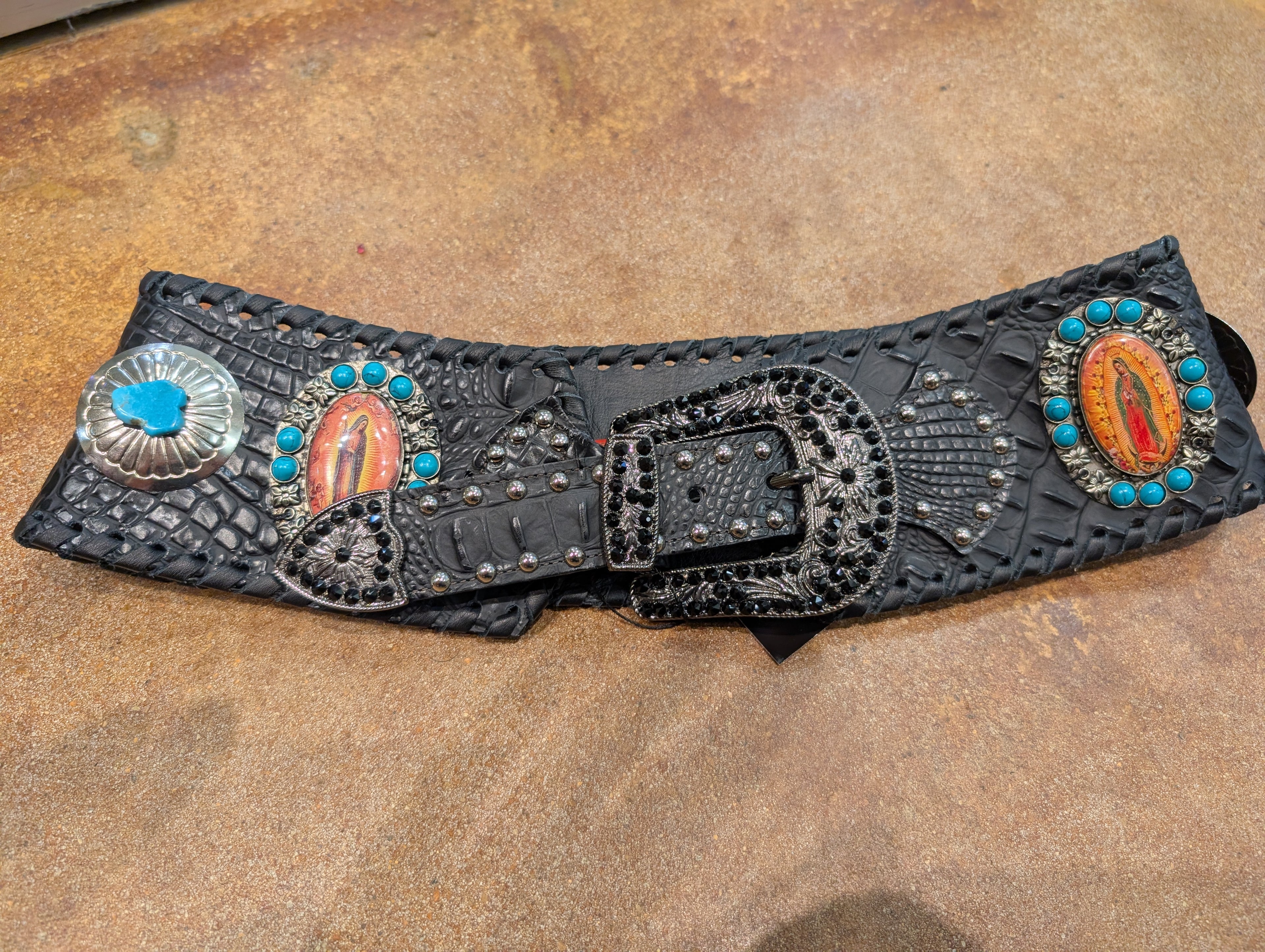 Kurtman Pre-Order — Guadalupe Croc Leather Belt