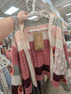 Pre Order POL GST392 Rosewood Multi Sweater
