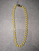 Pre Order WaFa Citrine Crystal Necklace — 16-inch collar of sparkling yellow citrine crystals in gold setting