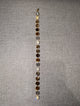 Pre Order WaFa Long Crystal Lariat Necklace — autumn smoky neutrals colorway