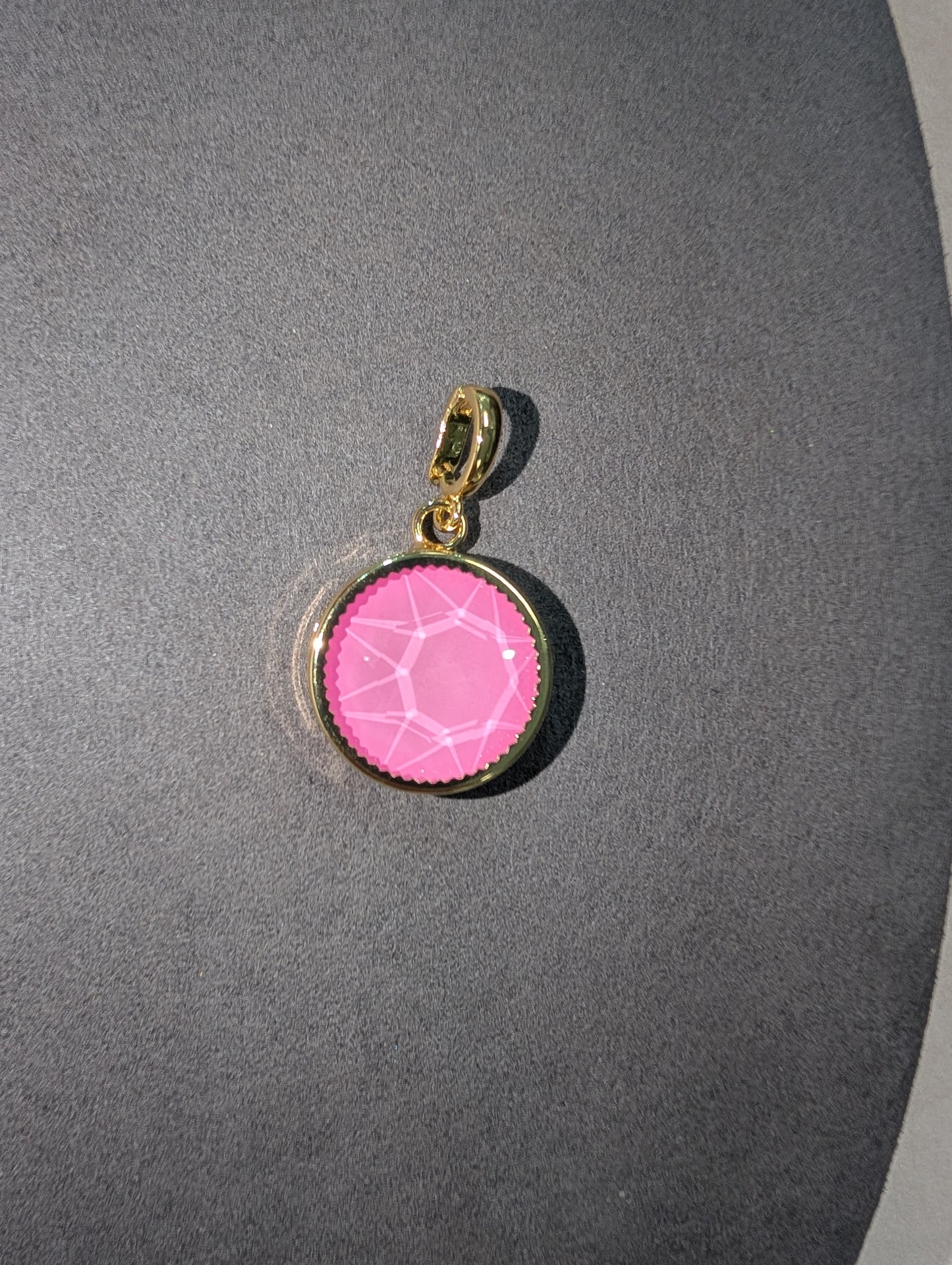 Pre Order Wafa Round Crystal Charm