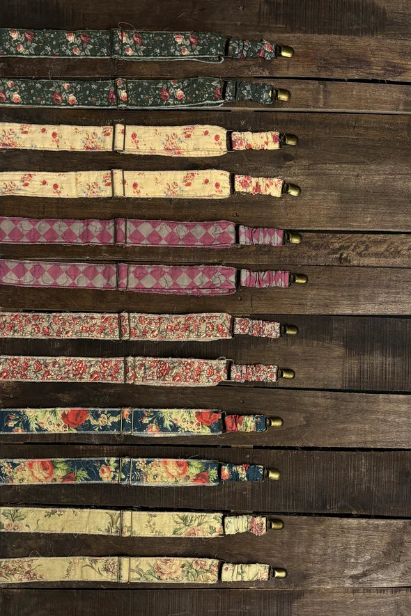 Jaded Gypsy Suspenders - Quilted