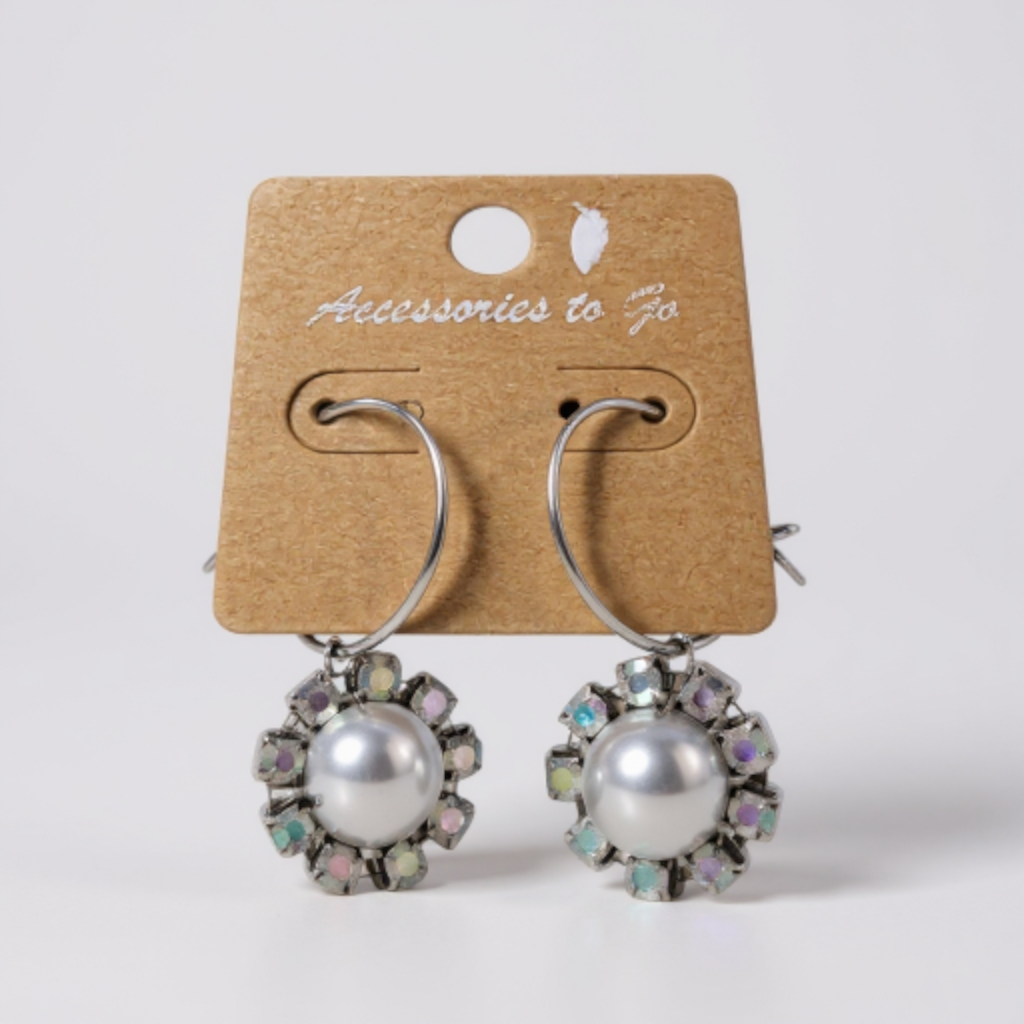 Alice from Dallas Pearl Flower Earrings