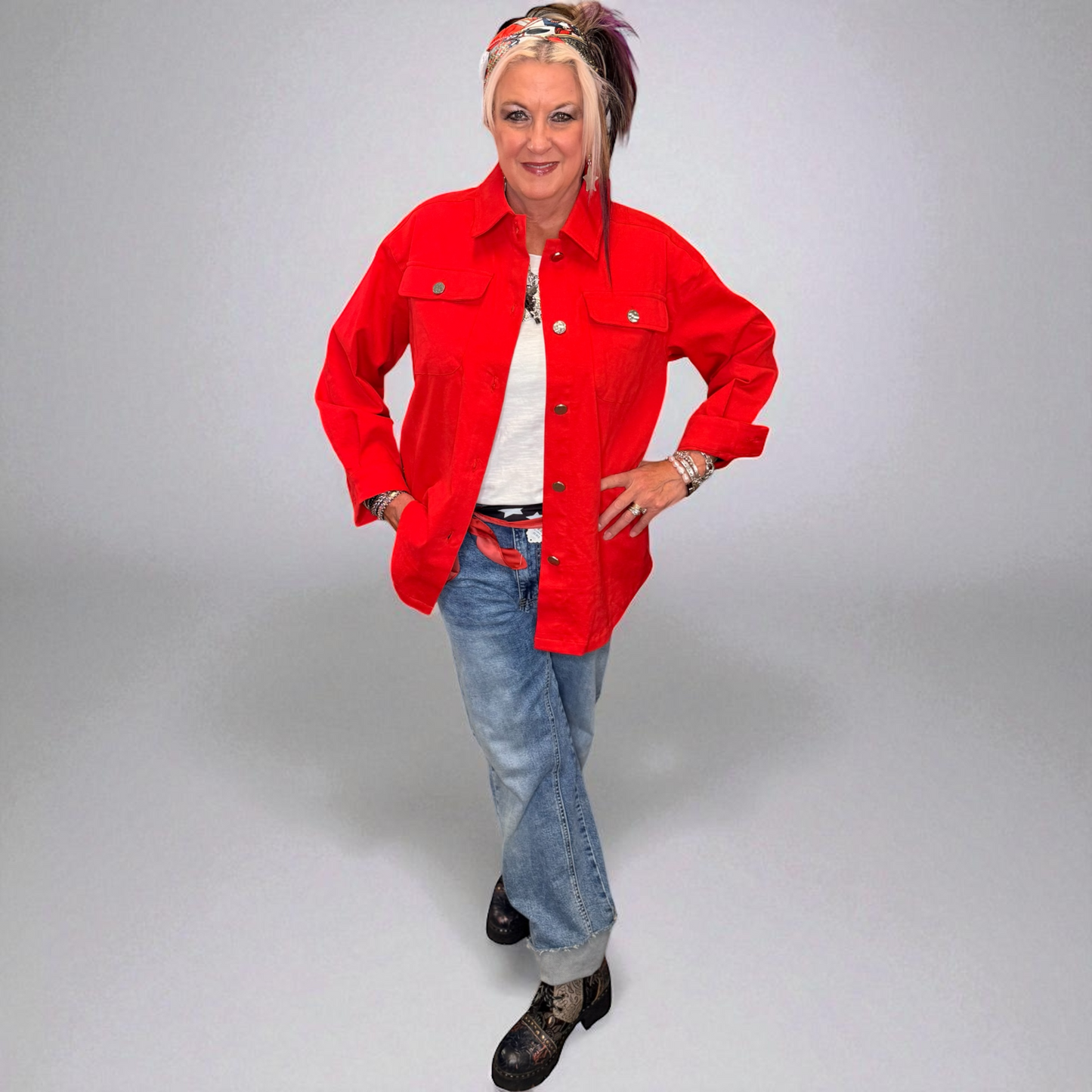 To The Way Red Guitar Jacket