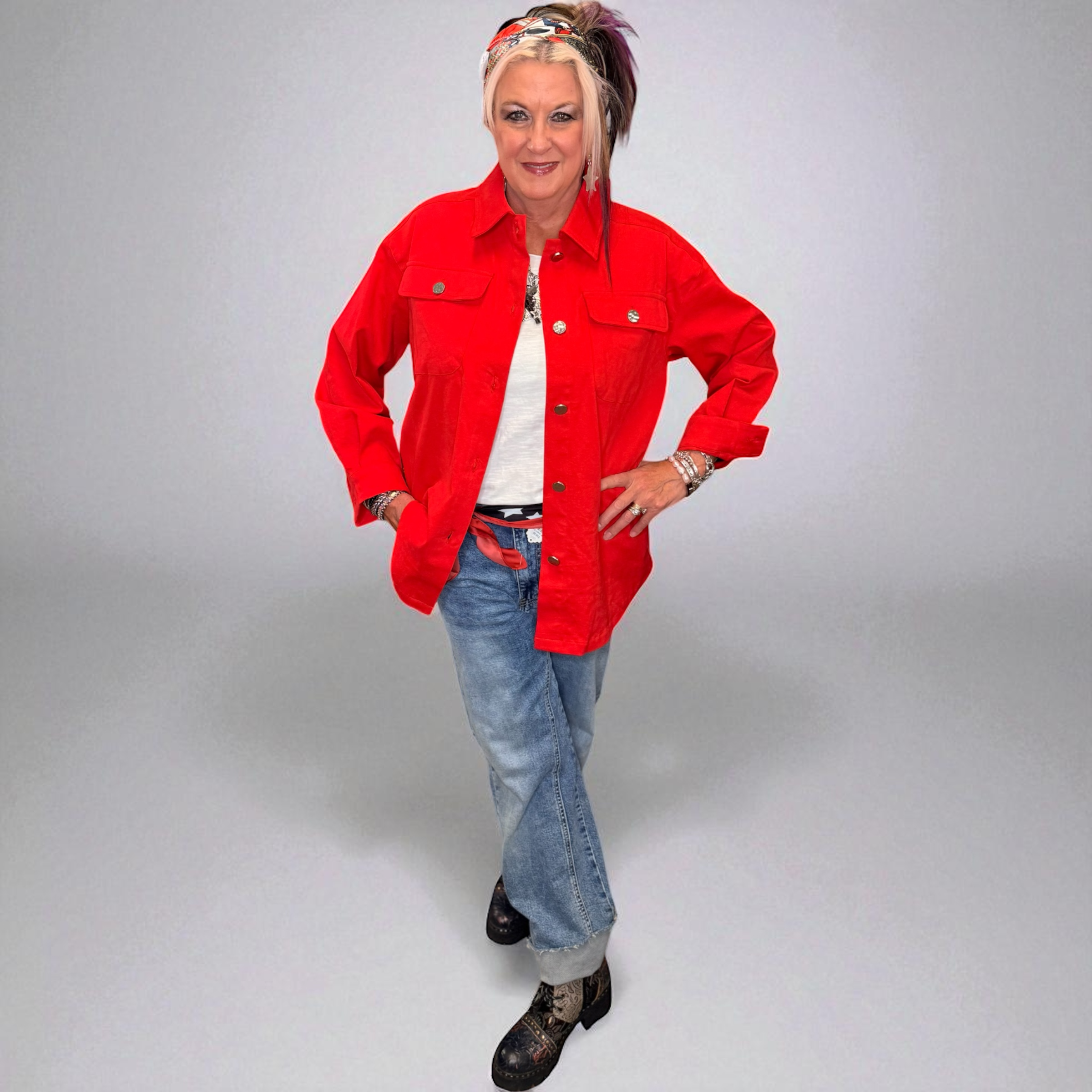 To The Way Red Guitar Jacket