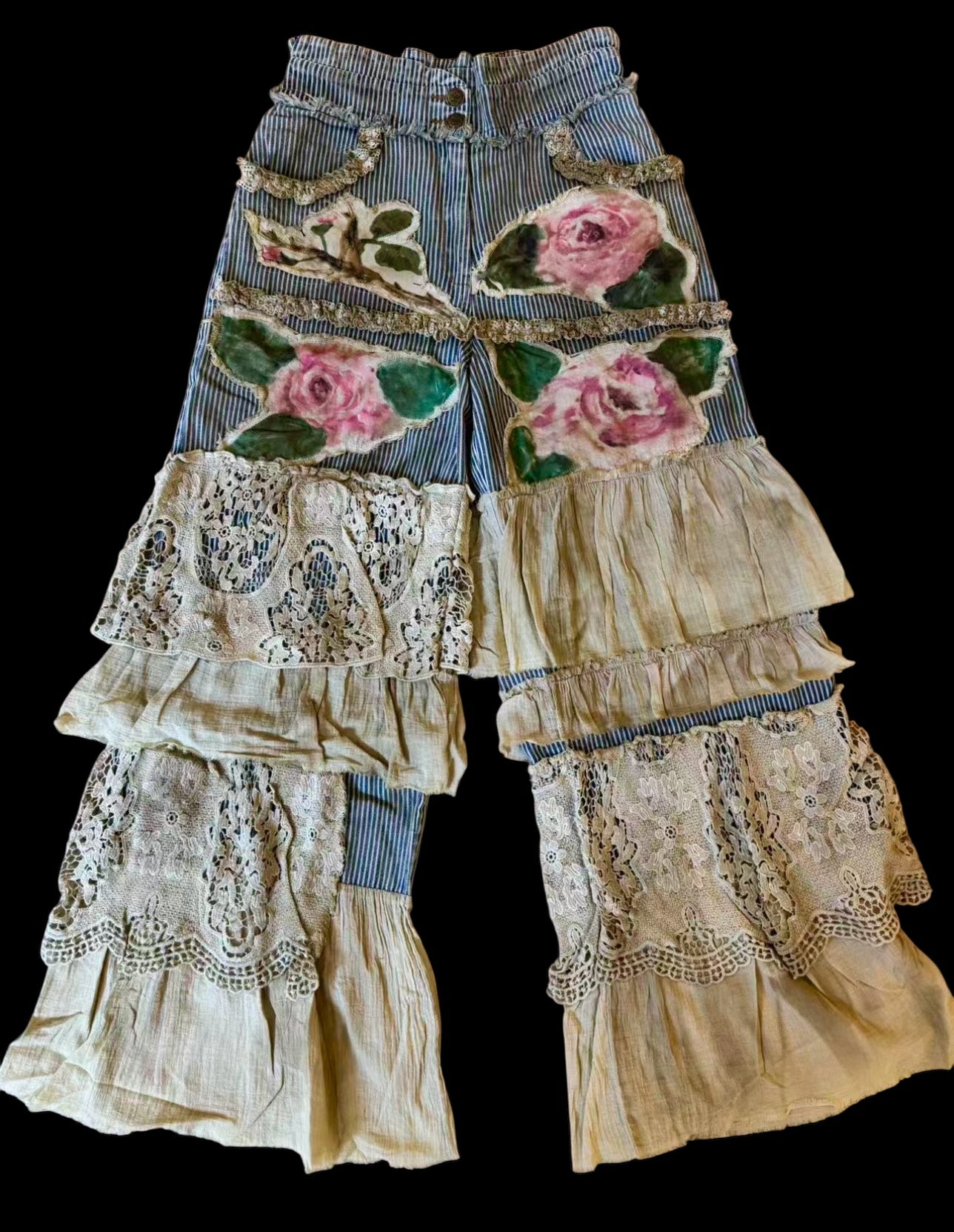 A Rare Bird Roses Tie Pant