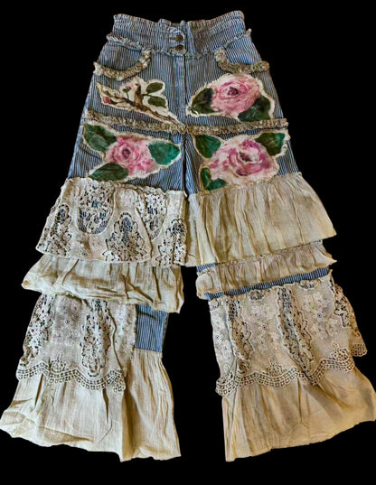 A Rare Bird Roses Tie Pant