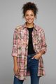 A Rare Bird Rosy Rebel Plaid Snapfront
