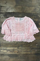 Jaded Gypsy Softly Worn Top - Rose