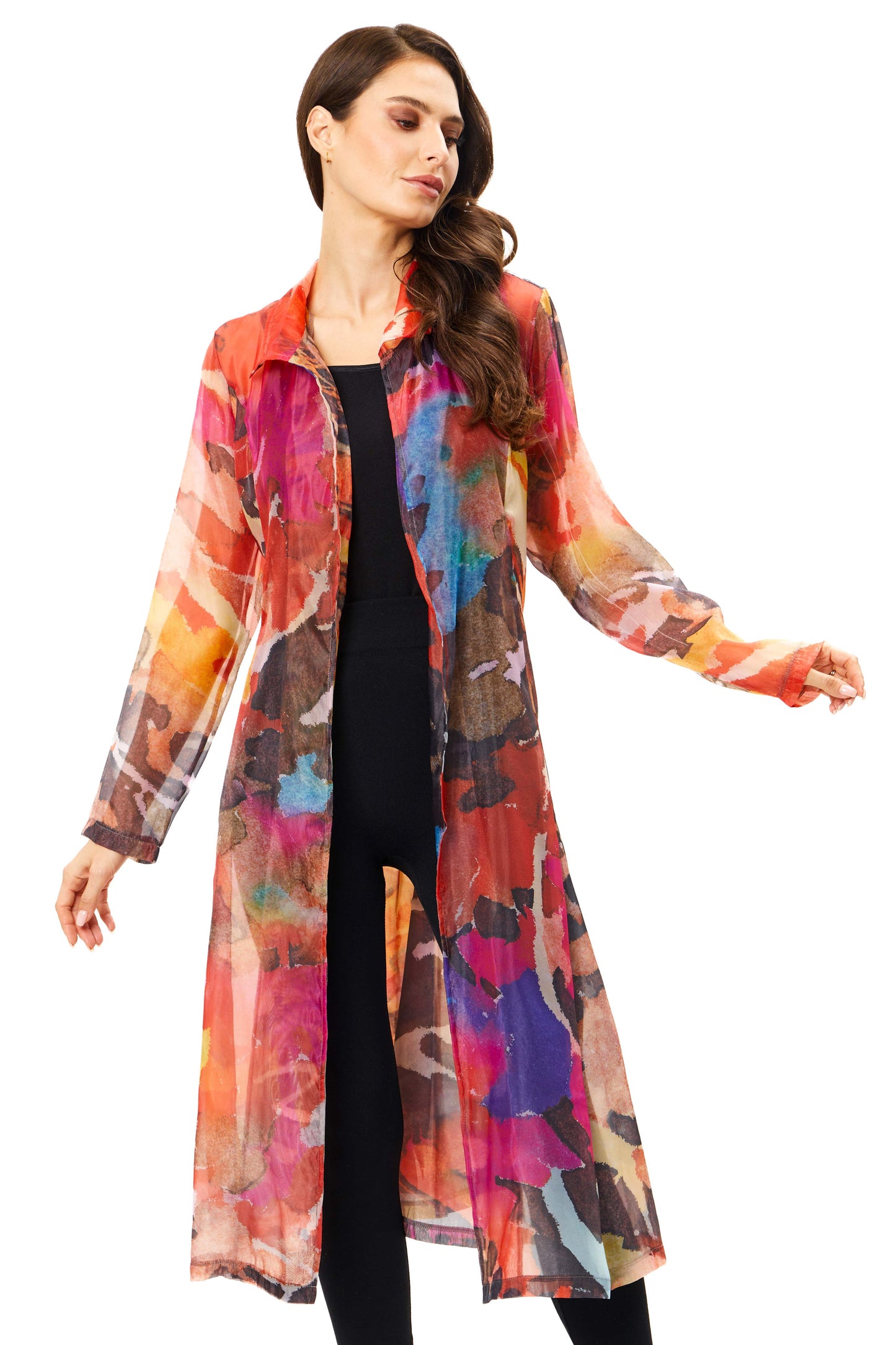 Adore Multi Colored Duster