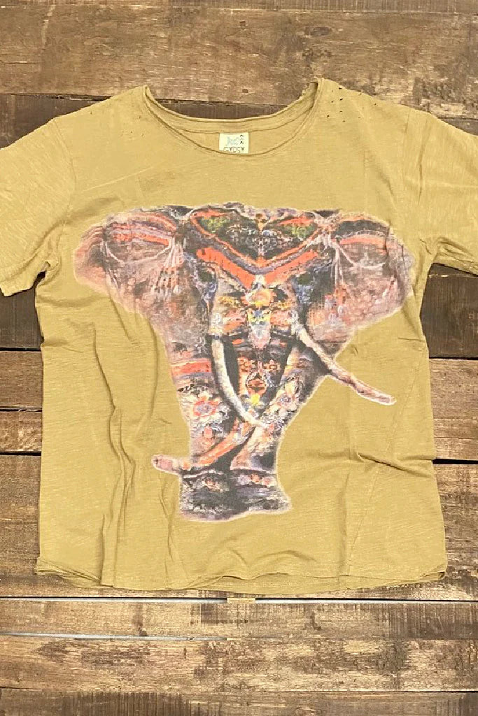 Jaded Gypsymoon dance tee- Elephant