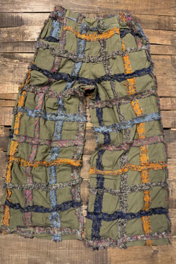 Paths Crossed Pants - Olive