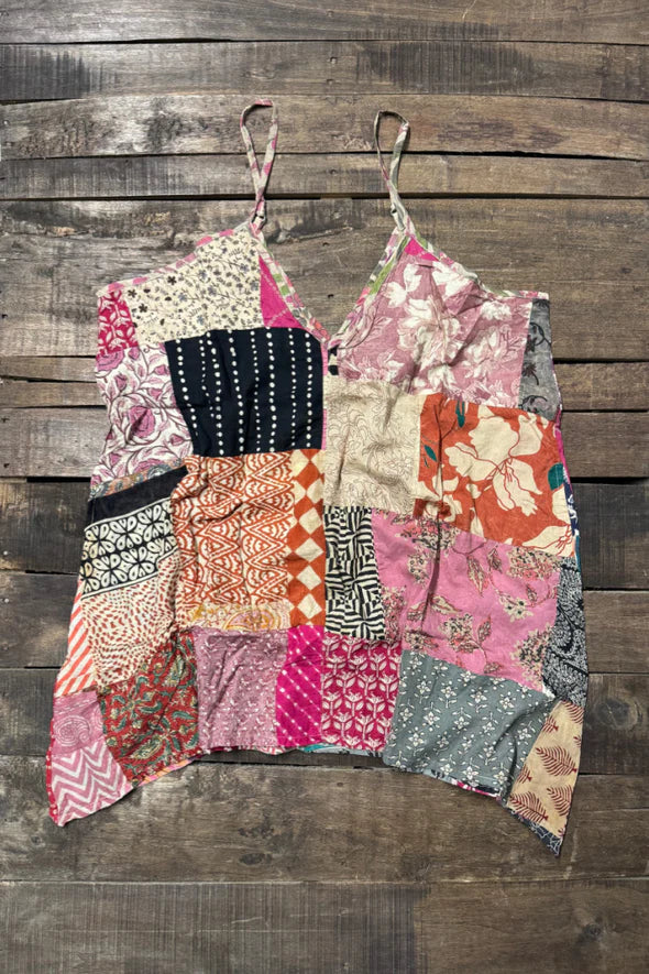 Patchwork Sunrise Tank - Multi