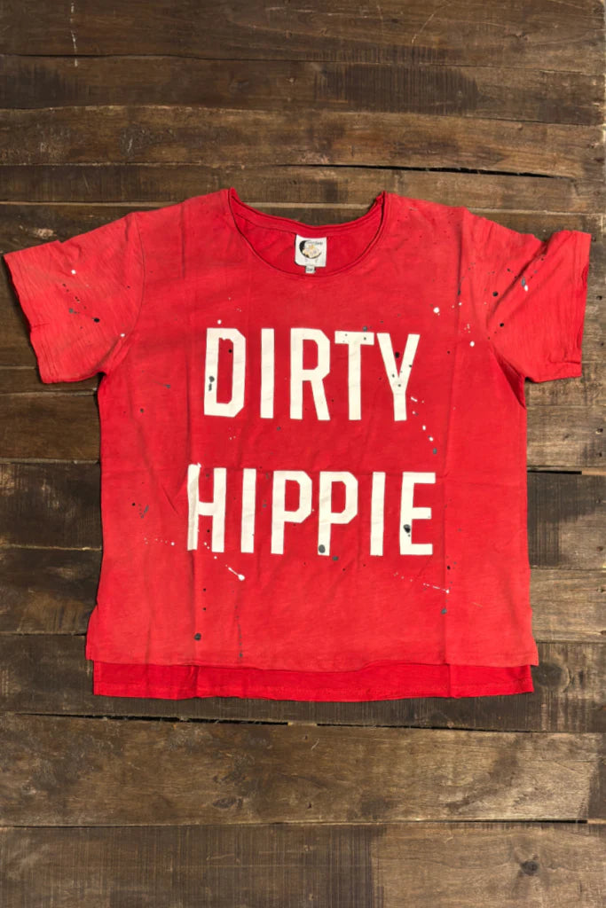 Jaded Gypsy Red Dirty Hippie top