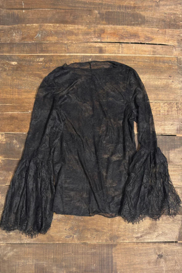 Jaded Gypsy  Tea Lace Top