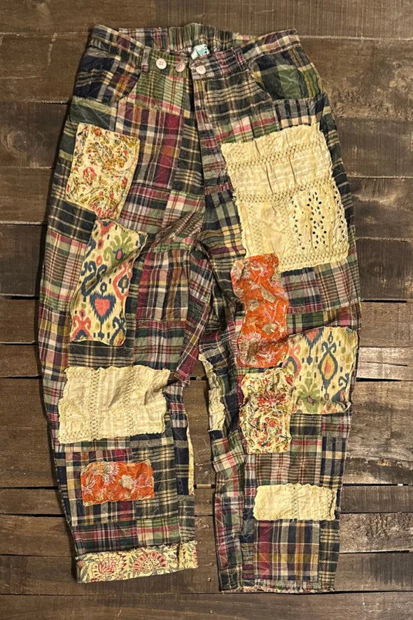 Jaded Gypsy Travling On Pant -Patch Medley