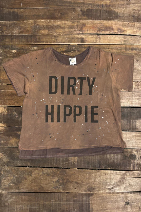Jaded Gypsy Dirty Hippie Tee-Raisin-