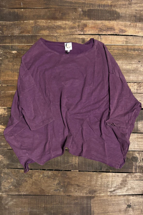 Jaded Gypsy Be Free - Vintage Eggplant Top
