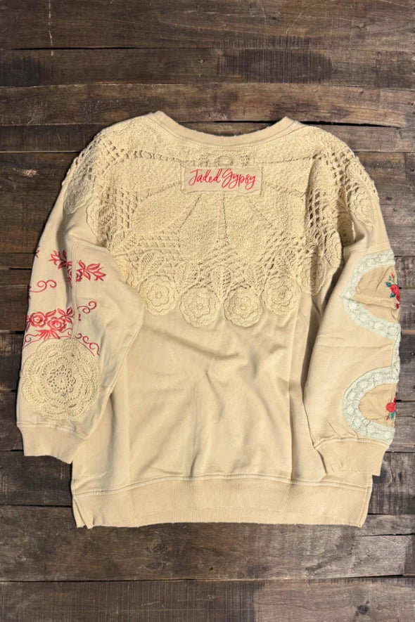 Jaded Gypsy Cloud Dancer sweatshirt