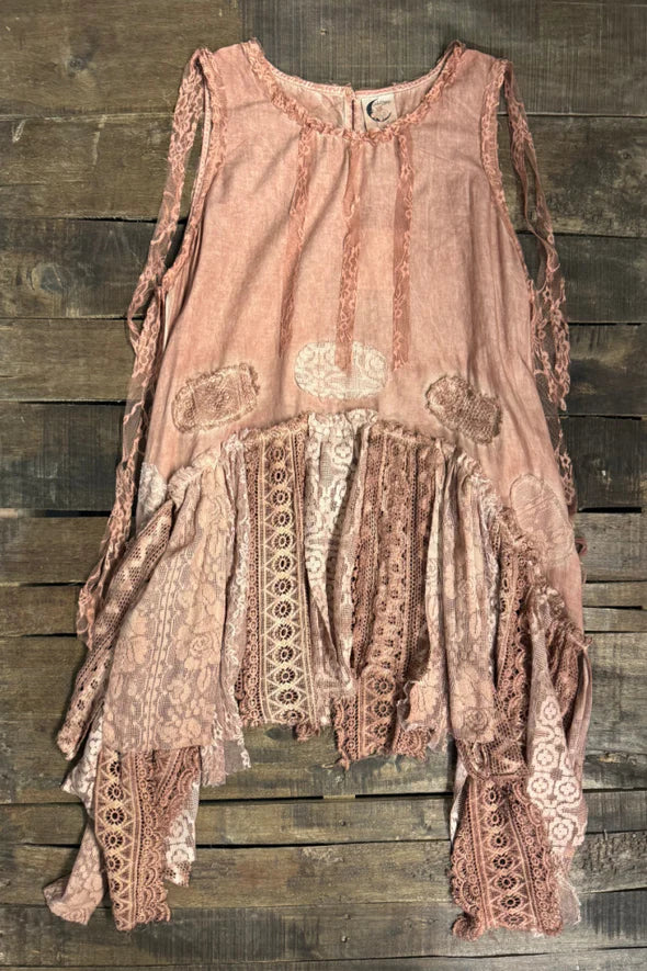 Jaded Gypsy Move with the Wind  Tank -Brick