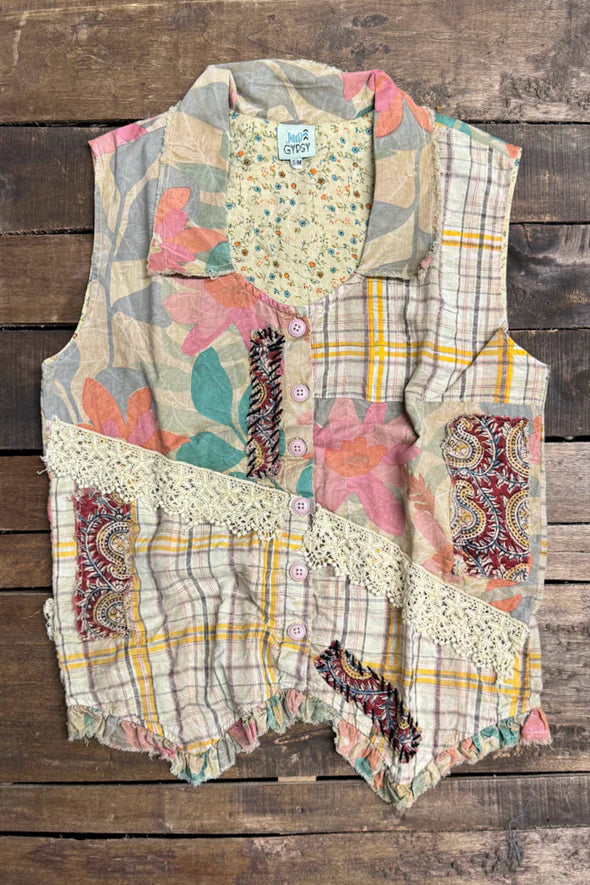 Jaded Gypsy Falling Petals Vest