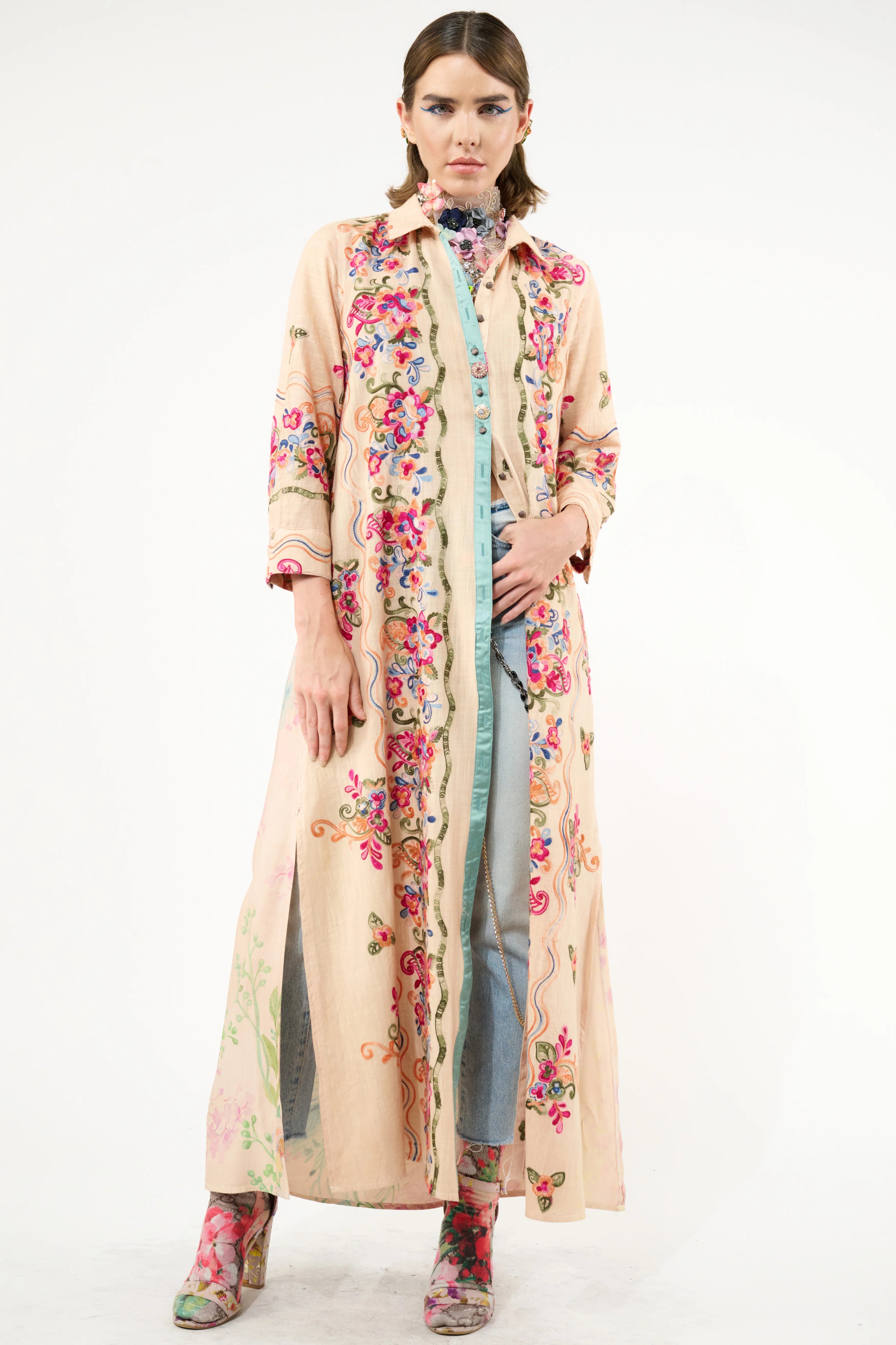 Aratta Beauty Mark Maxi Duster