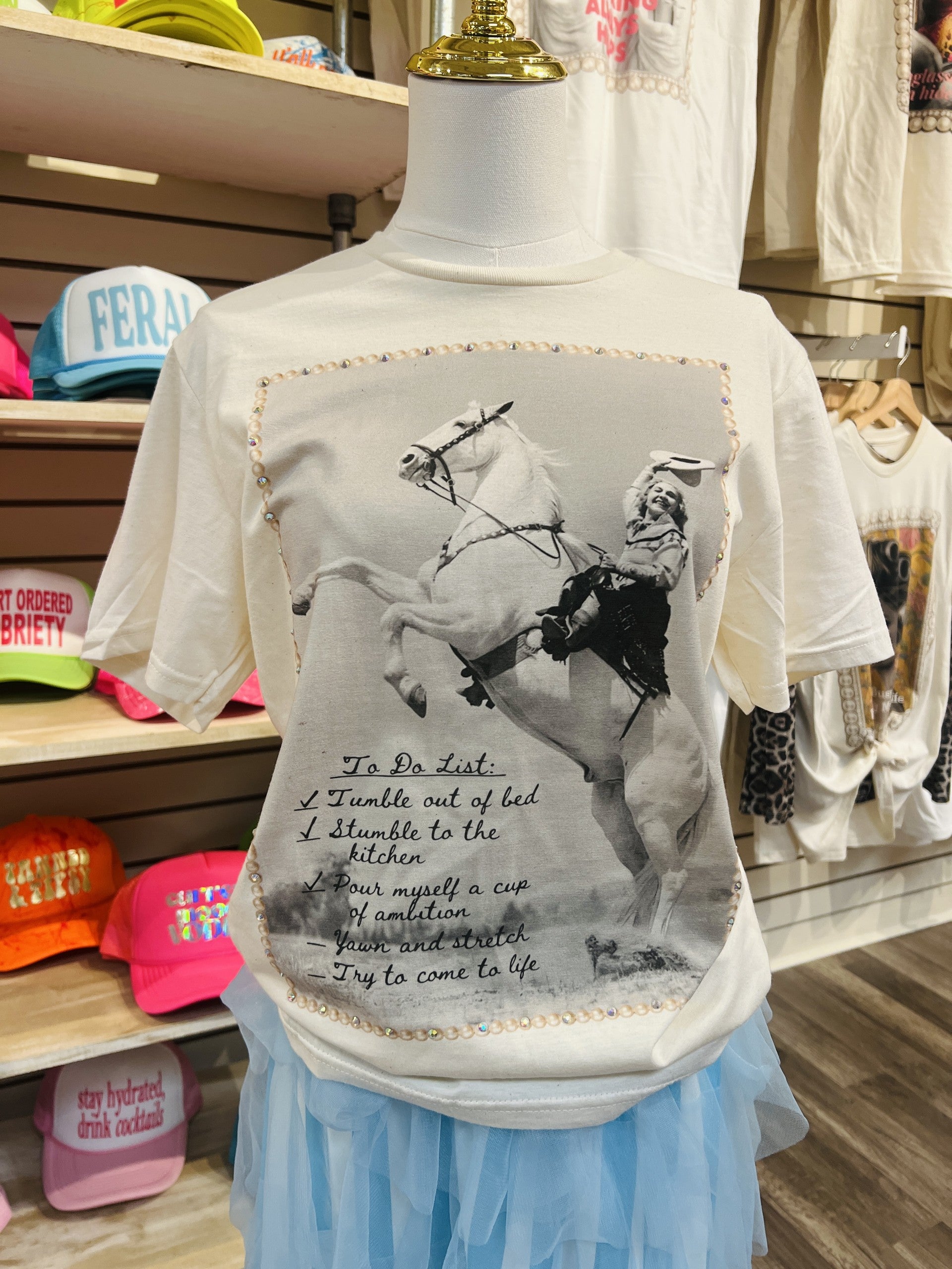 Felecia Bella Graphic Tee - Dollys  9-5 To Do List