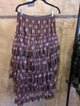 Jaded Gypsy True Romance Skirt - Mauve polka dot tiered ruffle skirt