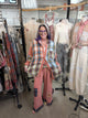 Pre Order POL Patchwork Plaid Shirt — UWT942