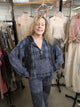 Pre Order POL Plaid Button Front Shirt — UWT581B