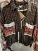 Pre Order POL Patchwork Button Front Shirt — SMT2899B