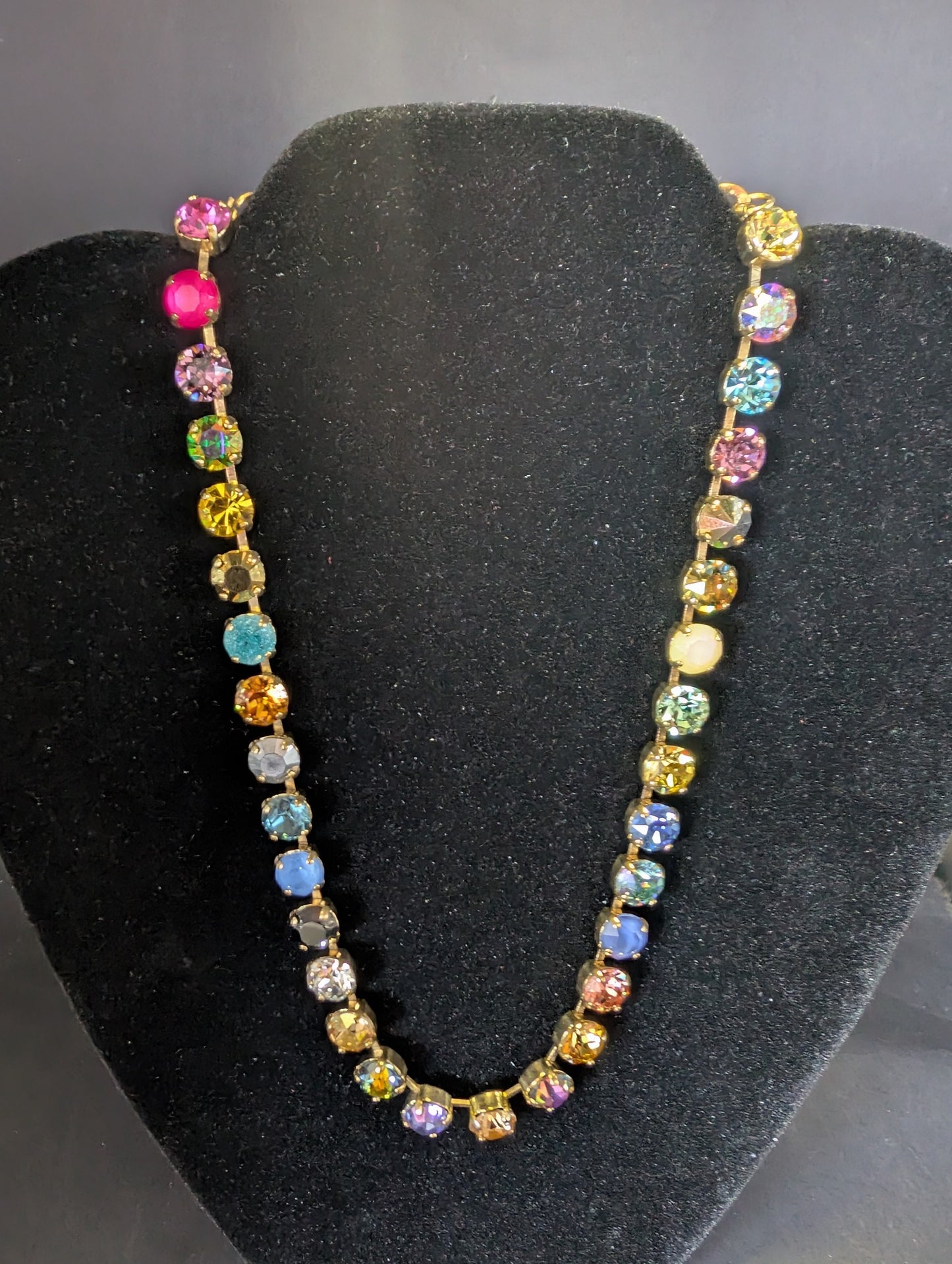Tova Multi Color Collar Necklace