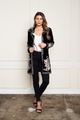Paparazzi Embroidered Velvet Coat