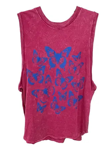 I love linen  Butterfly tank